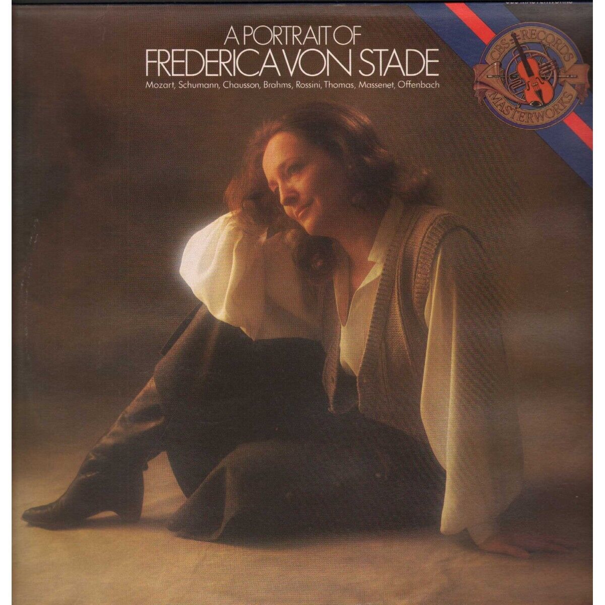 Frederica von Stade LP Vinile Portrait Of Frederica Von Stade / CBS – M39315 Nuo