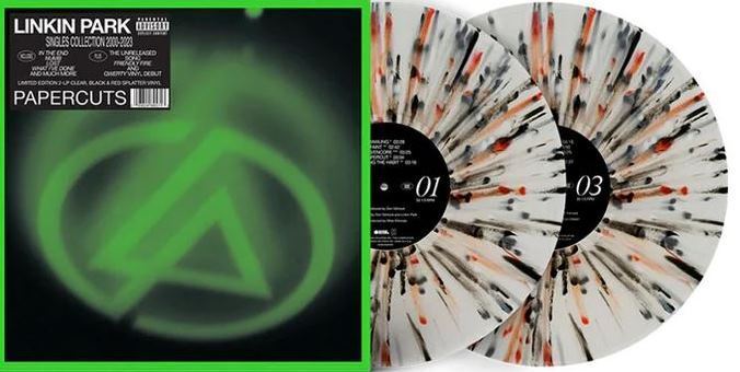 Linkin Park - Papercuts - Singles Collection 2000-2023 - 2 Vinili (clear blac...