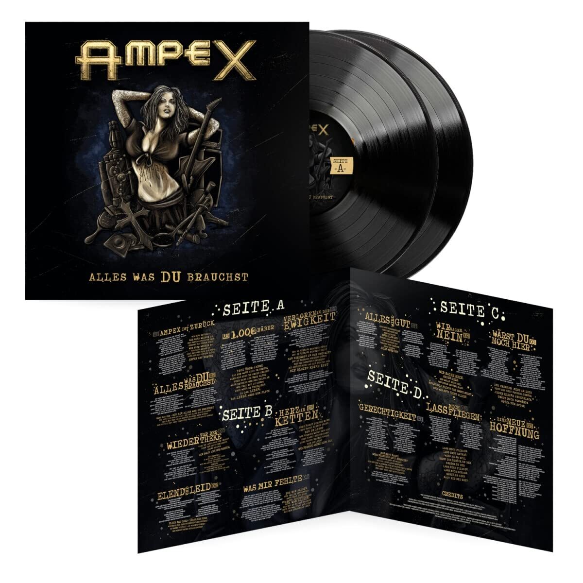 Ampex Alles Was du Brauchst (Ltd.Black 2 Vinyl) (Vinyl LP)