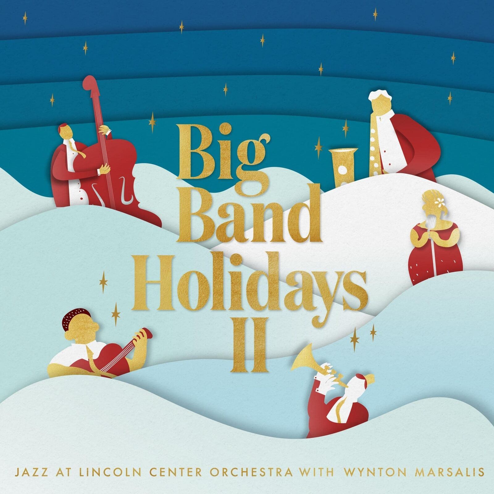 Jazz at Lincoln Center Orchestra with Wynton Marsa Big Band Holidays (Vinyl LP)