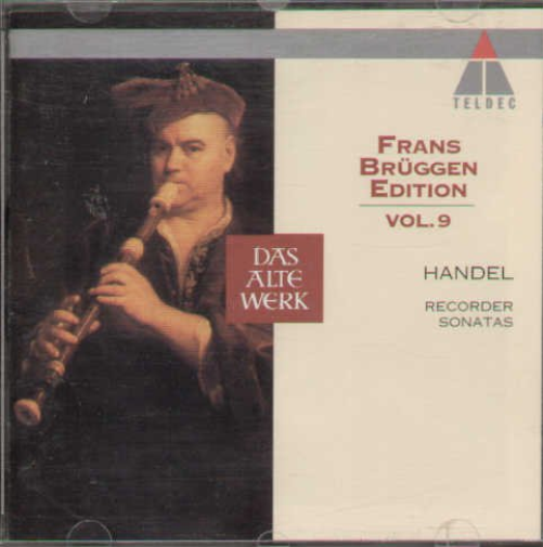 Frans Bruggen Frans Brüggen Edition Vol. 9 (Handel Recorder Sonatas) (CD)