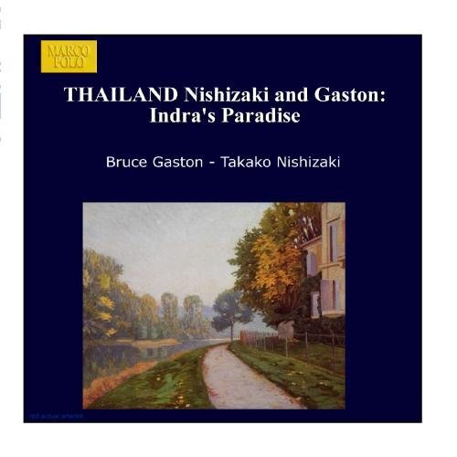 Bruce Gaston THAILAND Nishizaki and Gaston: Indra's Paradise (CD)