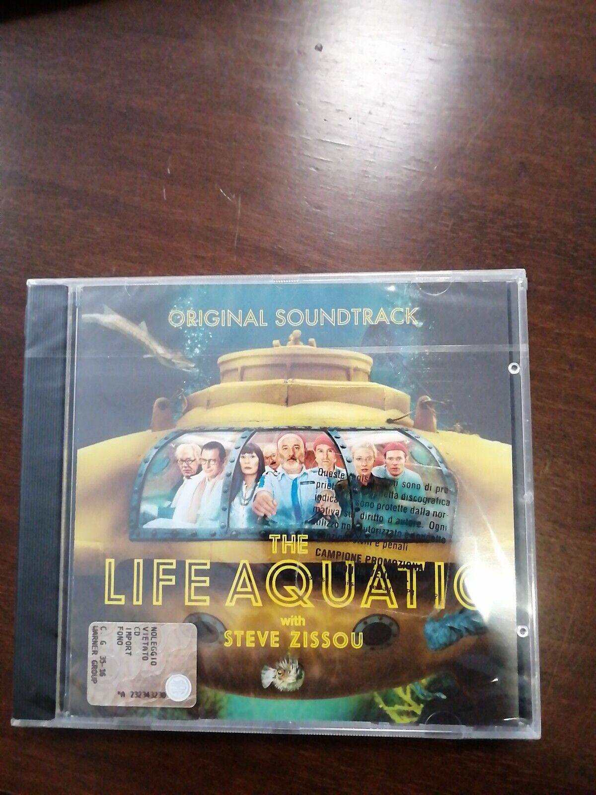 OST-LIFE AQUATIC WITH STEVE ZISSOU-MOTHERSBAUGH - CD NEW SEALED SIGILLATO