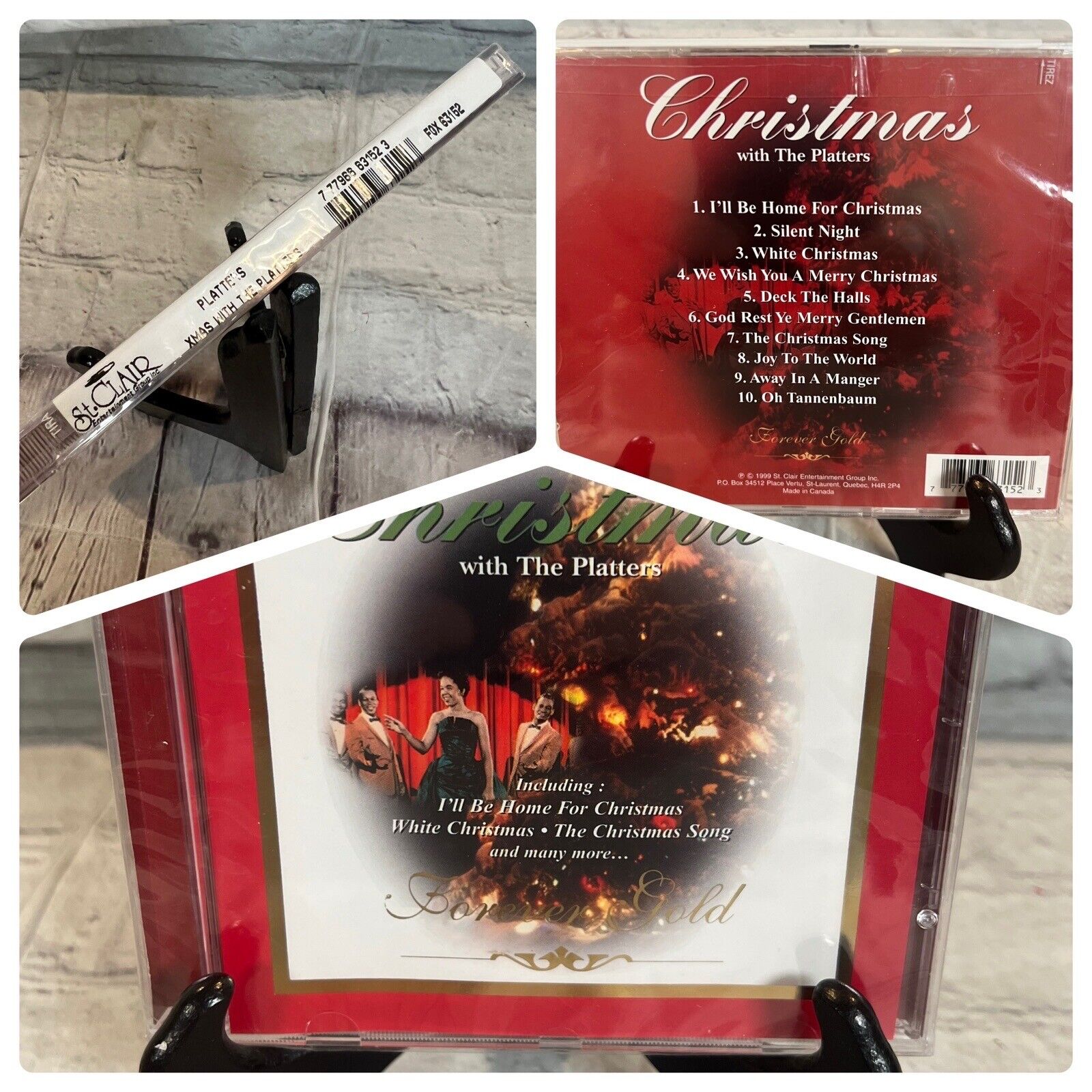 Christmas With The Platters Audio CD Nuovo Sigillato Importazione Canada