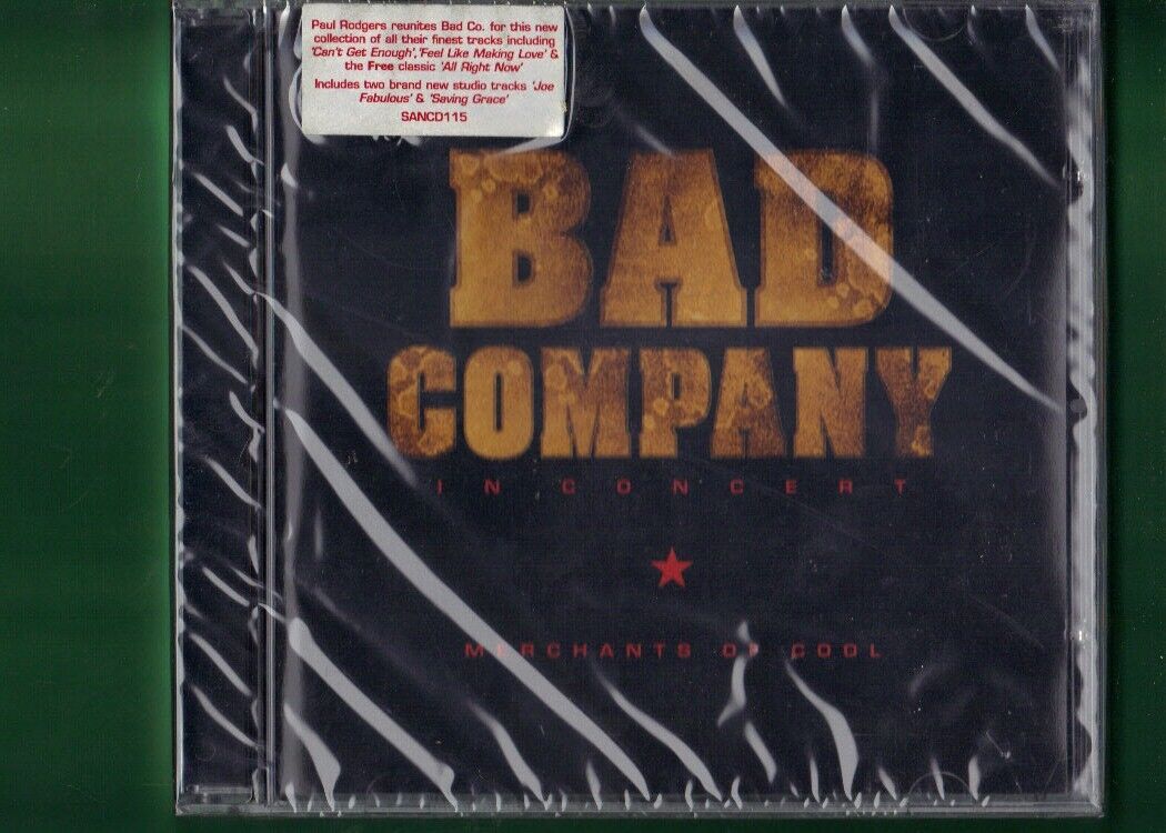 BAD COMPANY -MERCHANTS OF COOL IN CONCERT CD NUOVO SIGILLATO