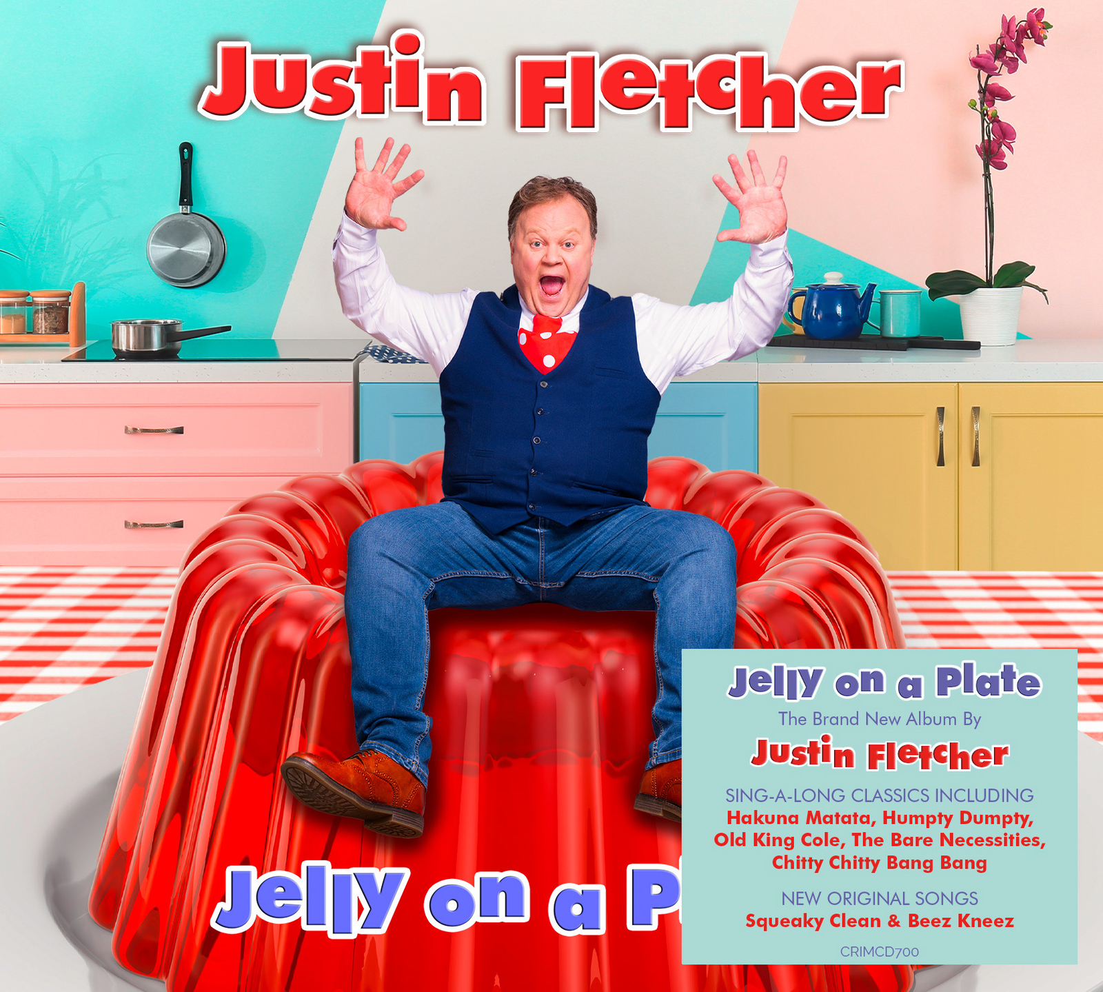 Justin Fletcher Jelly On a Plate (CD) Album Digipak