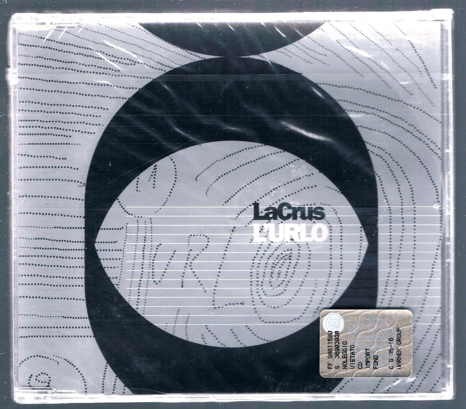 LA CRUS L'URLO  CD SINGOLO SINGLE cds SIGILLATO!!!