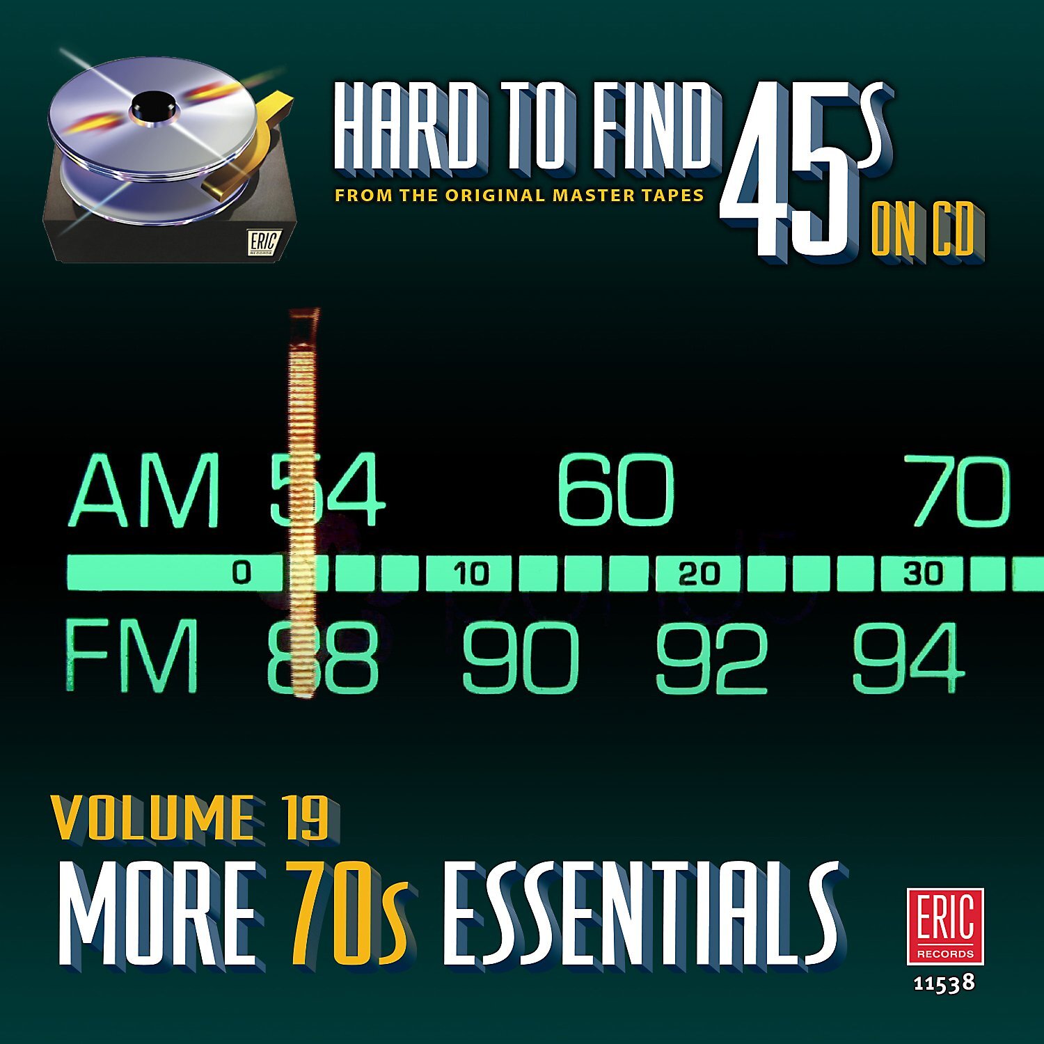 VARIOUS ARTISTS HARD TO FIND 45S ON CD 19 - MORE 70`S / VARIOUS CD NUOVO