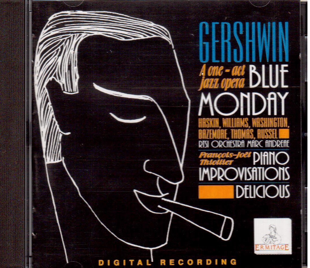 Gershwin: Blue Monday, Improvisations, Delicius / O.r.s., Thiollier, Andreae CD