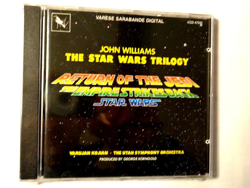 THE STAR WARS TRILOGY -  MUSIC FROM 3 MOTION PICTURE SOUNDTRACK  -  CD SIGILLATO