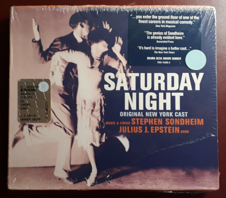 OST-SATURDAY NIGHT-SONDHEIM-ORIGINAL CAST NY*CD BRAND NEW SEALED SIGILLATO
