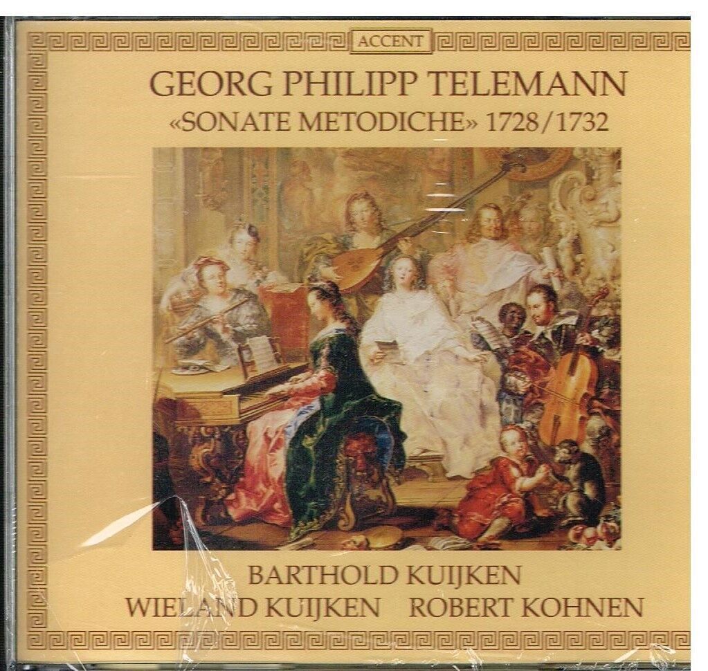 Telemann: Sonate Metodiche 1728 - 1732 / Berthold e Wieland Kuijken, Kohnen - CD