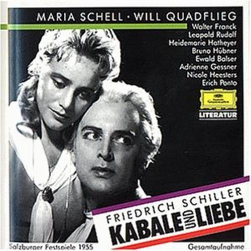Kabale Und Liebe Schell/quadflieg/+ Cd - Friedrich Schiller (Audio CD)