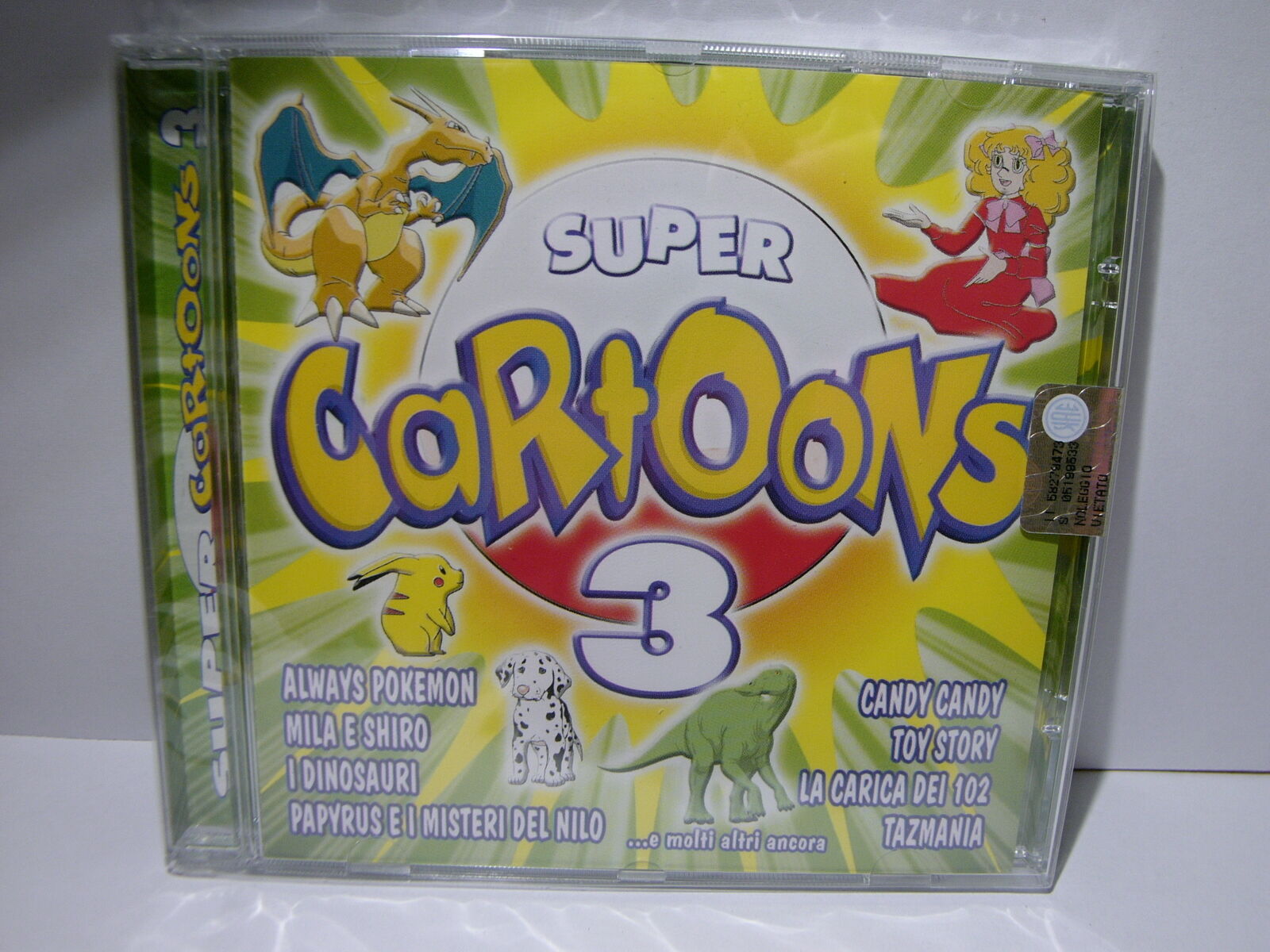SUPER CARTOONS 3 NEW NUOVO SIGILLATO SEALED CD MUSICALE