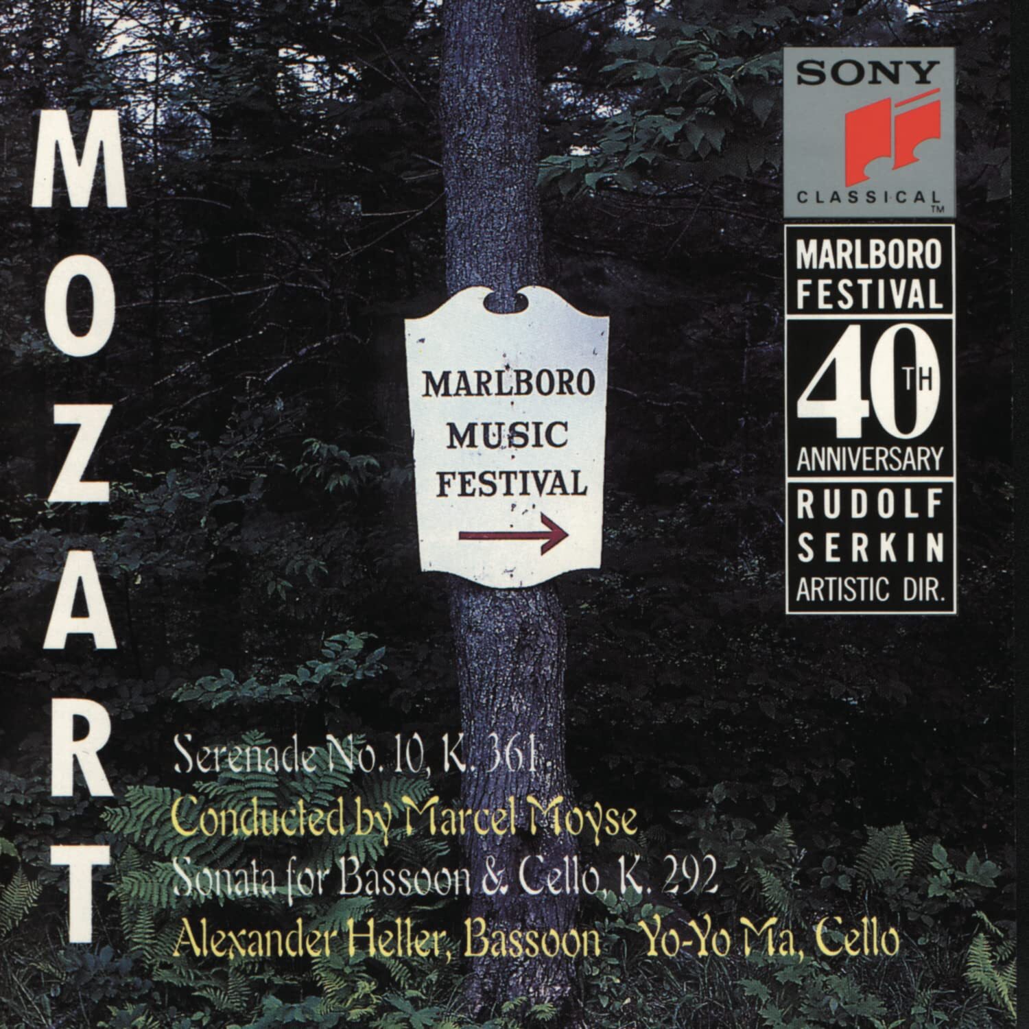 Mozart Marlboro Music Festival-40th Anniversary: Mozart: Serenade No. 10 in (CD)