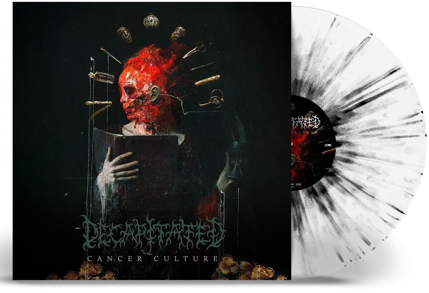 Decapitated Cancer Culture Clear w/ Black Splatter (Vinyl LP)