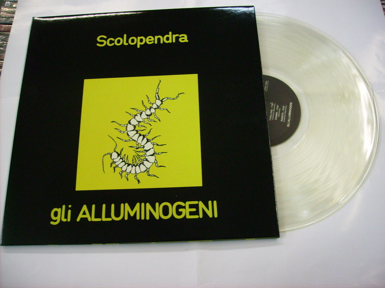 ALLUMINOGENI - SCOLOPENDRA - LP CLEAR VINYL REISSUE NEW UNPLAYED BTF