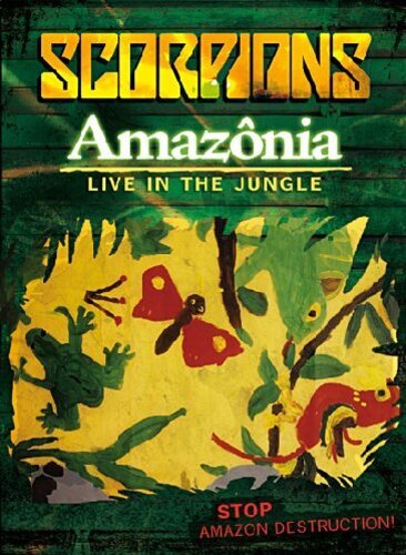 Music Dvd Scorpions - Amazonia - Live In The Jungle