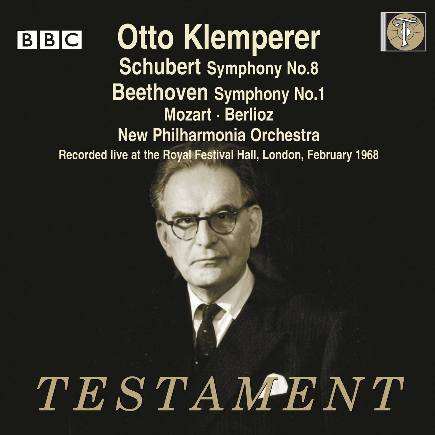 Klemperer Schubert: Sinfonie Nr.8 / Beethoven: Sinfonie Nr.1 / Berlioz: Rom (CD)