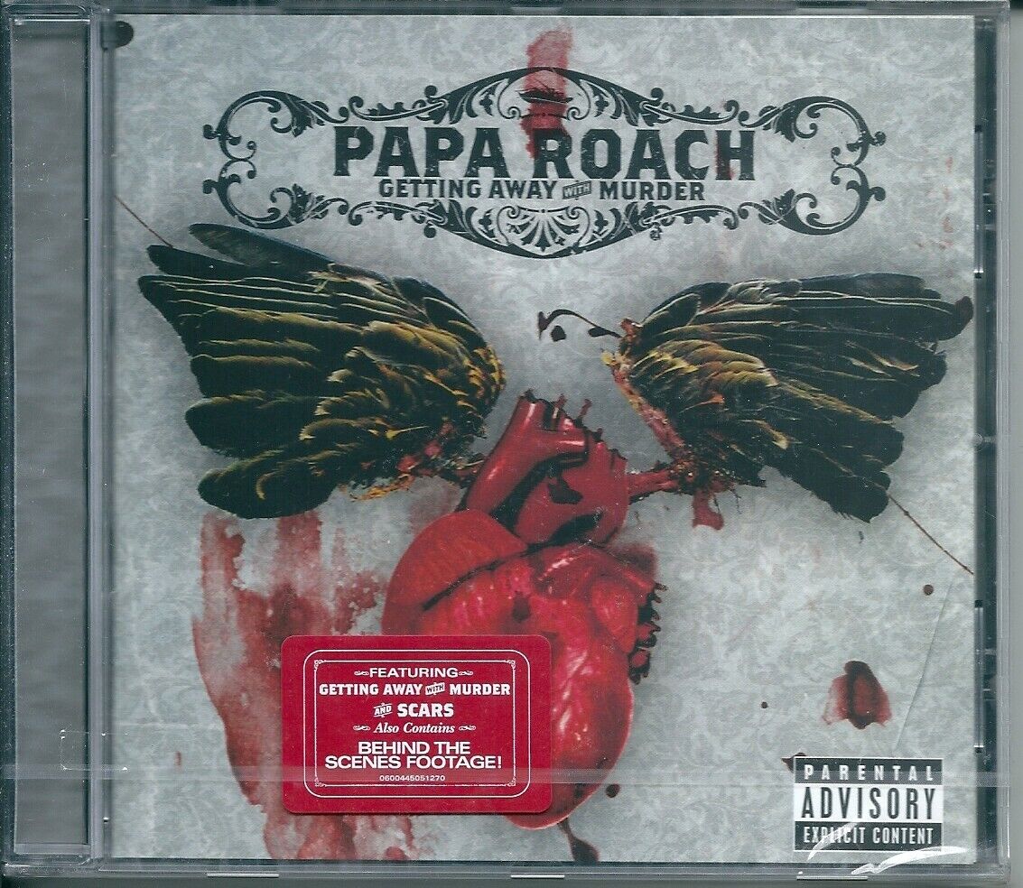 Papa Roach. Getting Away With Murder (2004) CD NUOVO Scars. Stop Looking - Start