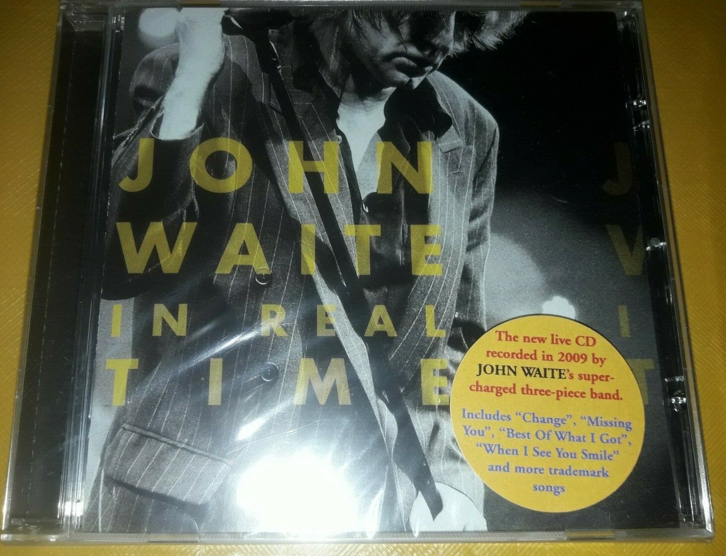 CD audio JOHN WAITE - IN REAL TIME nuovo sigillato