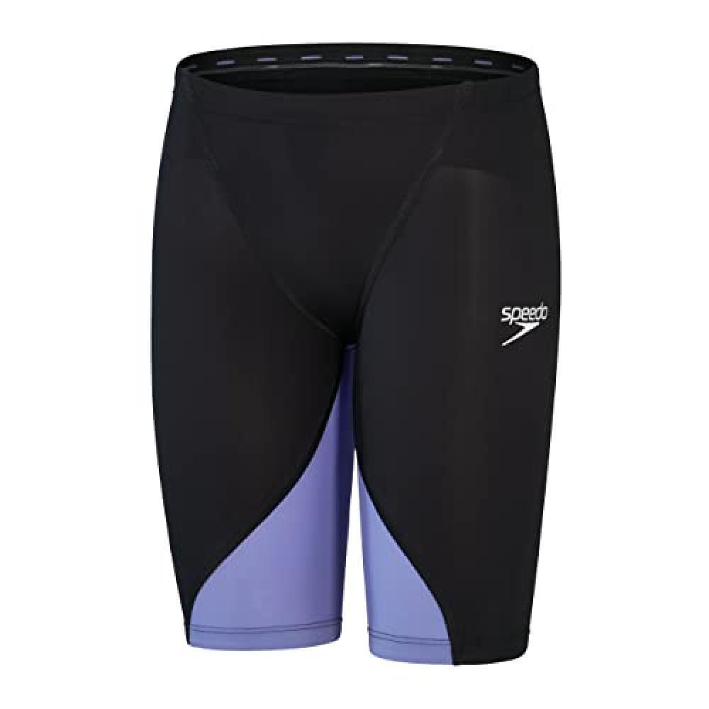 (TG. 8 anni) Speedo Bambino Fastskin Junior LZR Ignite Jammer, Nero/Miami Lilla