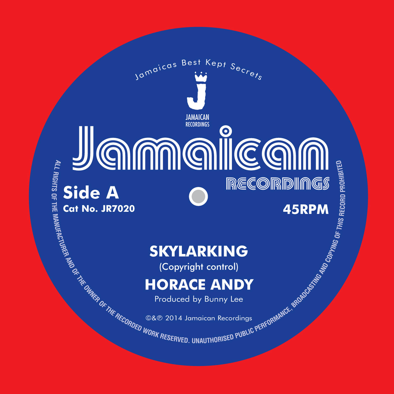 Horace Andy Skylarking/Version (Vinyl LP) 7" Single