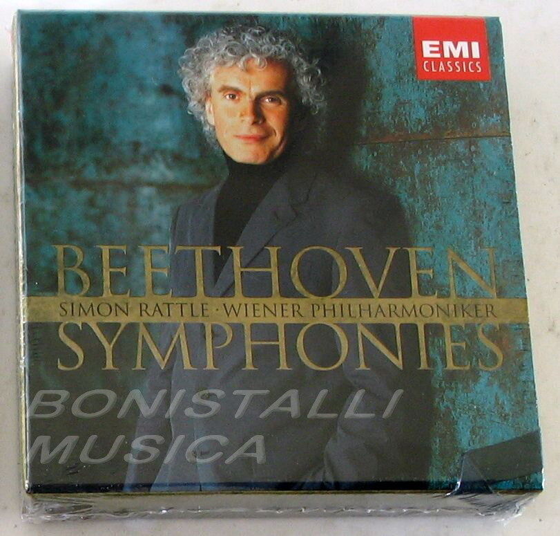 LUDWIG VAN BEETHOVEN - SYMPHONIES - RATTLE - 5 CD Sigillato