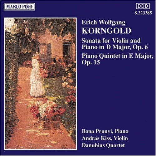 Erich Wolfgang  Korngold: Sonata for Violin & Piano in D Major op. 6, Piano (CD)