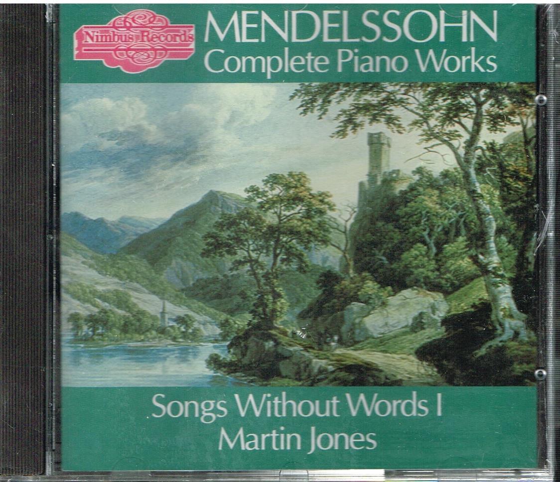 Mendelssohn: Romanze Senza Parole Volume I / Martin Jones - CD