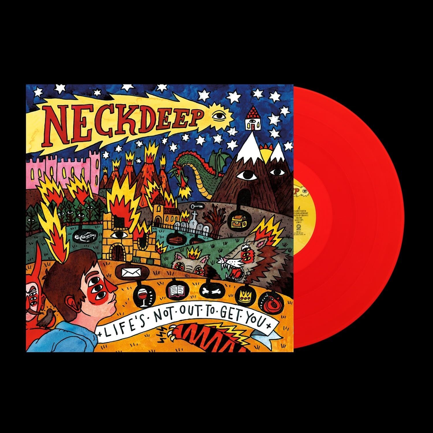 Neck Deep Life's Not Out to Get You - Blood Red (Vinyl LP)