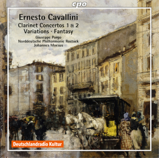 Ernesto Cavalli Ernesto Cavallini: Clarinet Concertos 1 & 2/Variations/Fant (CD)