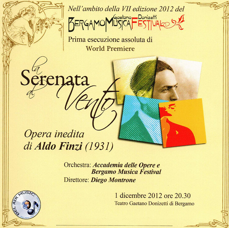 Aldo Finzi Aldo Finzi: La Serenata Al Vento (CD) Album with DVD