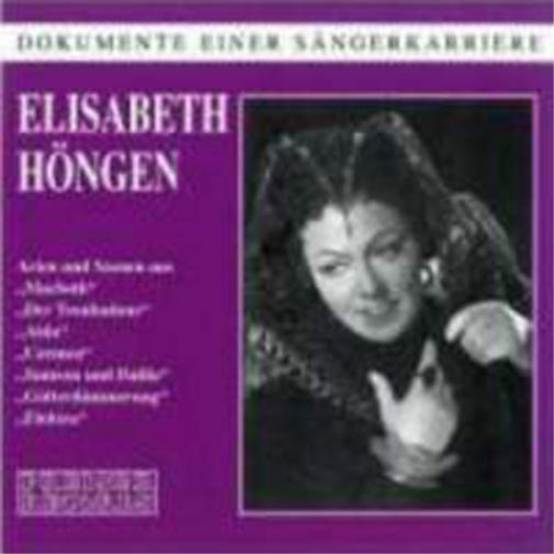 Elisabeth Hongen Elisabeth Hongen Sings Arias (CD) Album