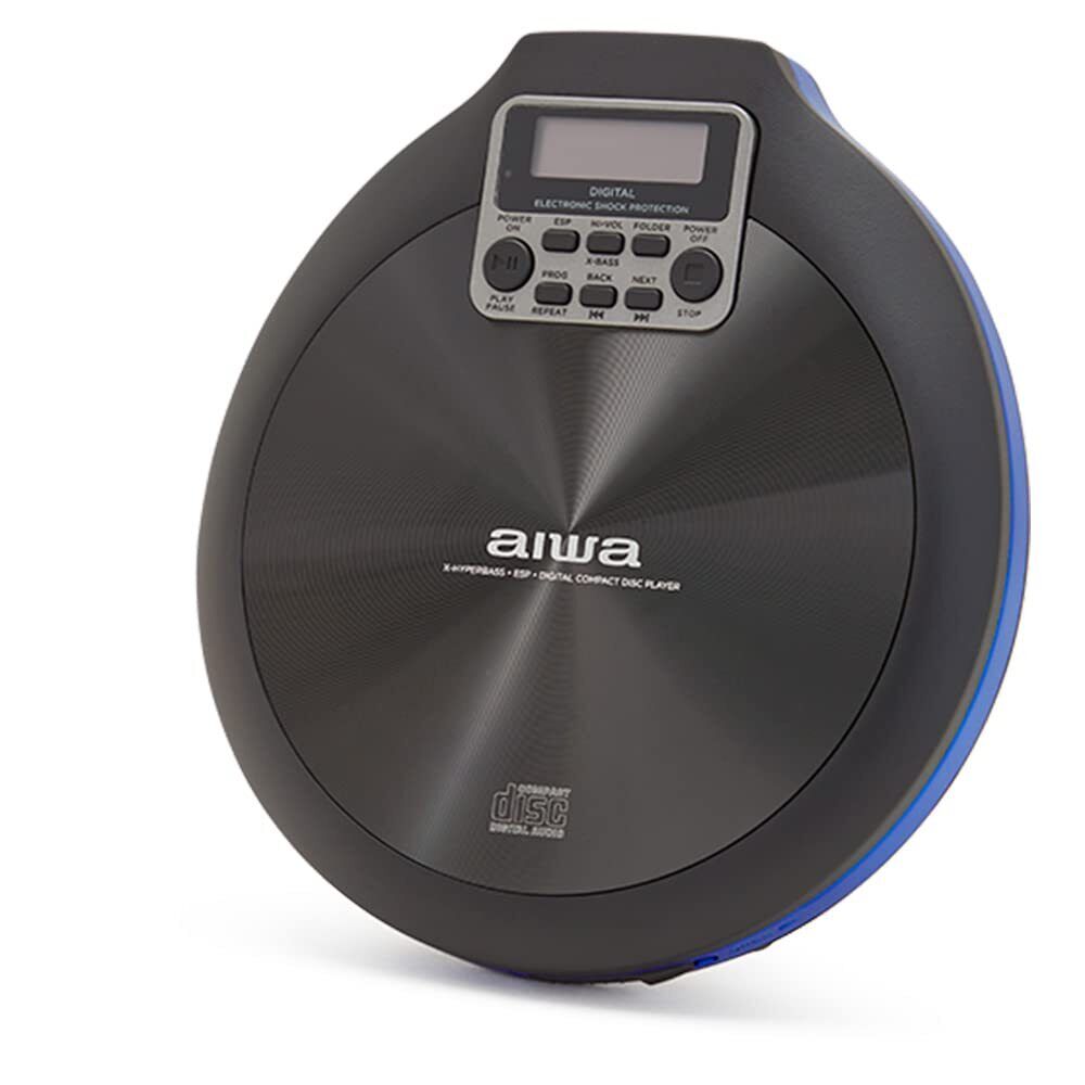 7024787 Audio & Hi-Fi Aiwa: Lettore Cd Portatile Colore Blu Pcd-810Bl