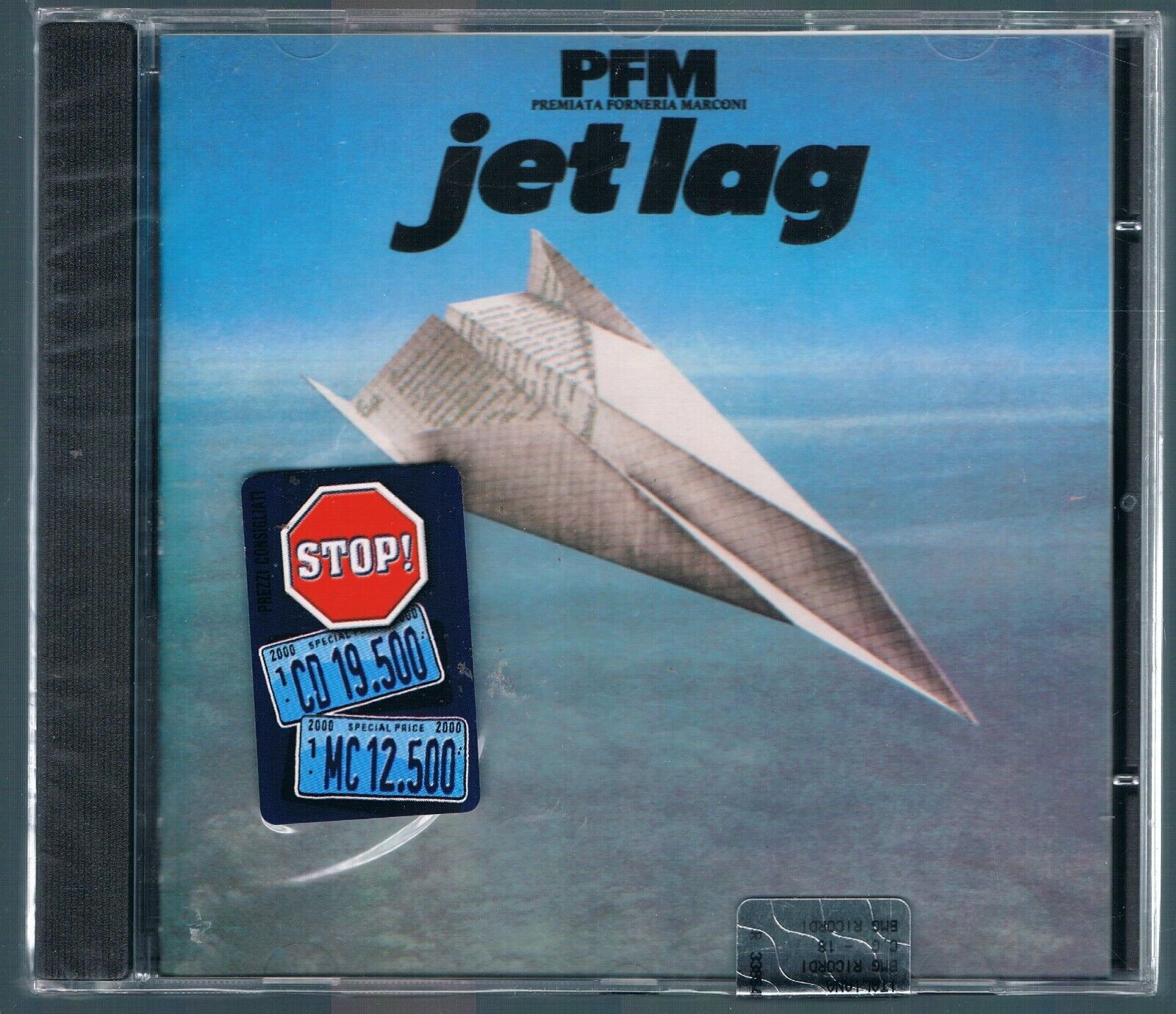 PREMIATA FORNERIA MARCONI P.F.M. JET LAG  PFM CD PRINTED IN ITALY  SIGILLATO!!!
