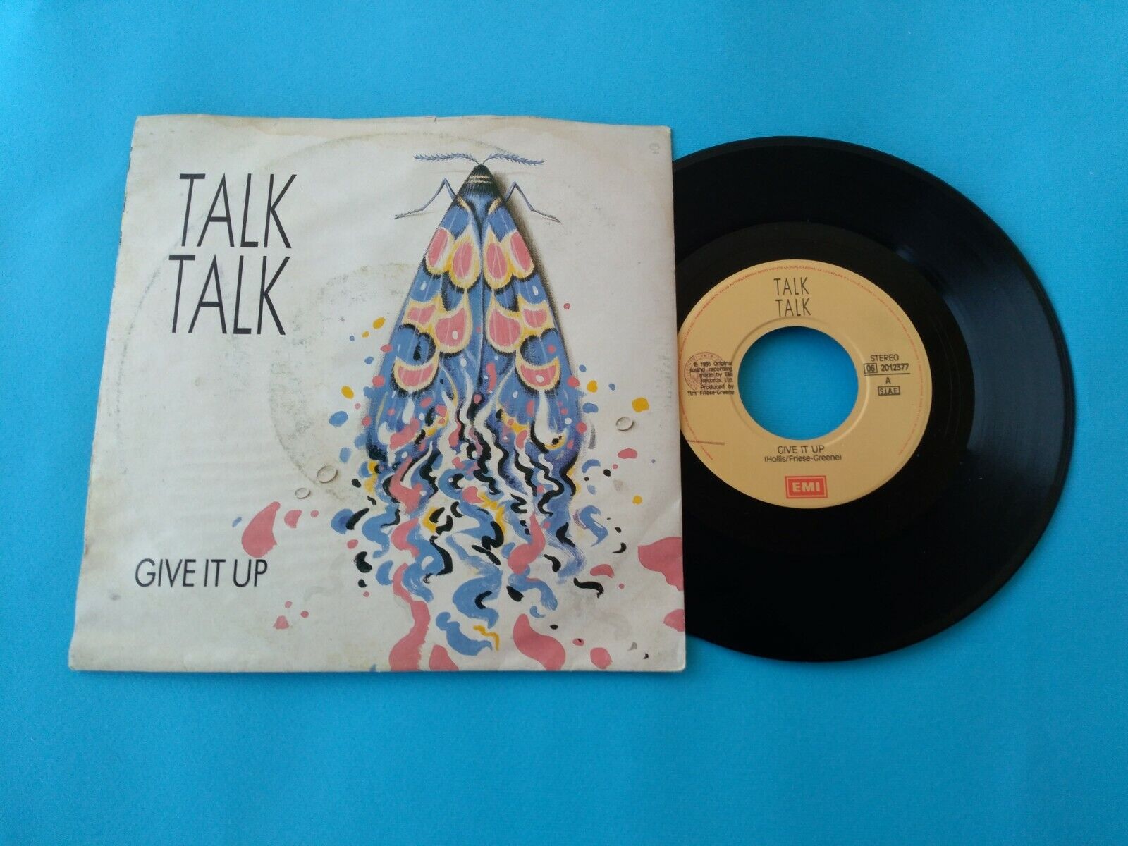 TALK TALK "GIVE IT UP" 45 RPM 7" ITALIA