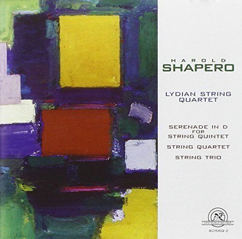 String Quartet of Harold Shapero (Lydian String Quartet) (CD) Album