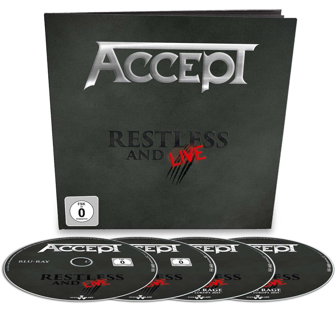 Audio Cd Accept - Restless And Live (2 Cd+Blu-Ray+Dvd)