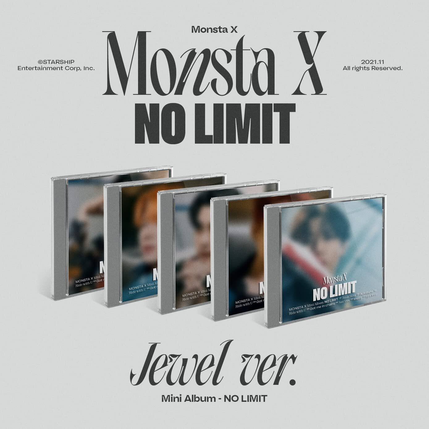 Monsta X No Limit (Jewel Version) (CD)