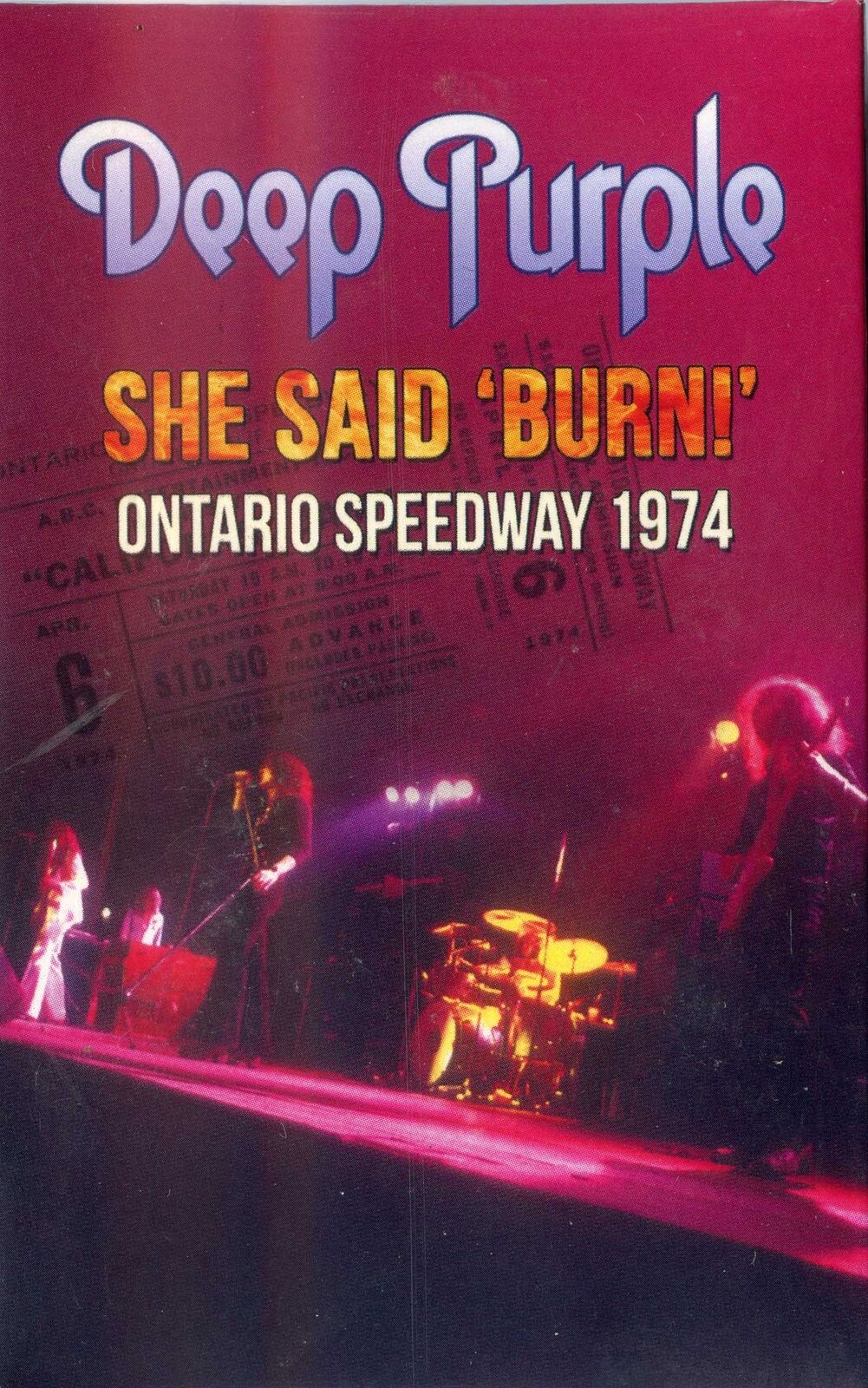 Audiocassetta Deep Purple - She Said Burn (Purple Shell)