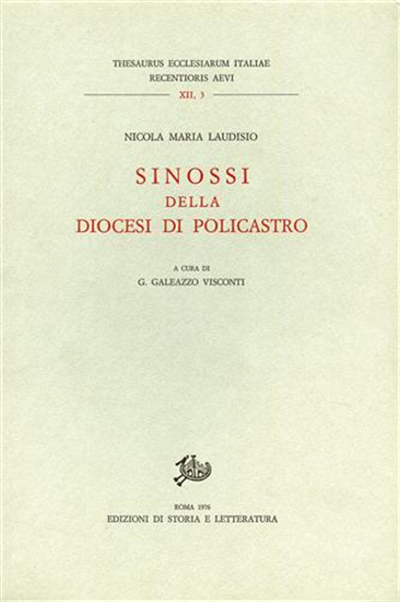 Laudisio,Nicola Maria. - Sinossi della Diocesi di Policastro.