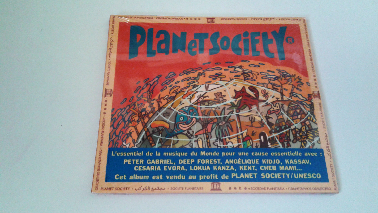 CD " Planet Society " 18 Tracks Sigillato Sealed Digipack Peter Gabriel " Deep F
