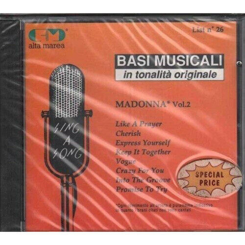 Madonna Vol. 2 - Basi Musicali (Cd)