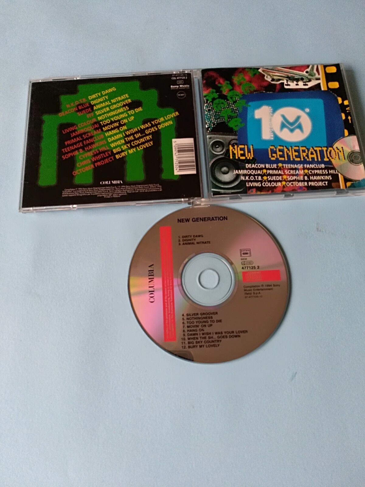 NEW GENERATION JAMIROQUAI  LIVING COLOUR CD 1994 SONY  COL 4771252 ITALY NUOVO