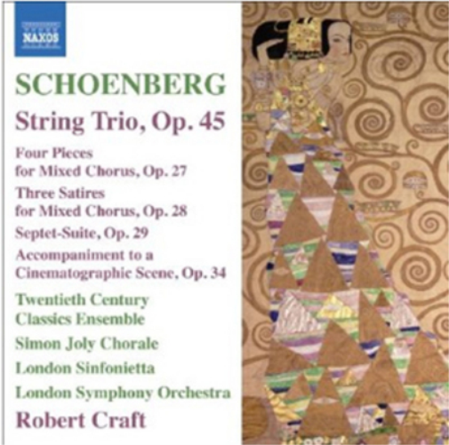 Arnold Schoenberg Arnold Schoenberg: String Trio, Op. 45 (CD) Album