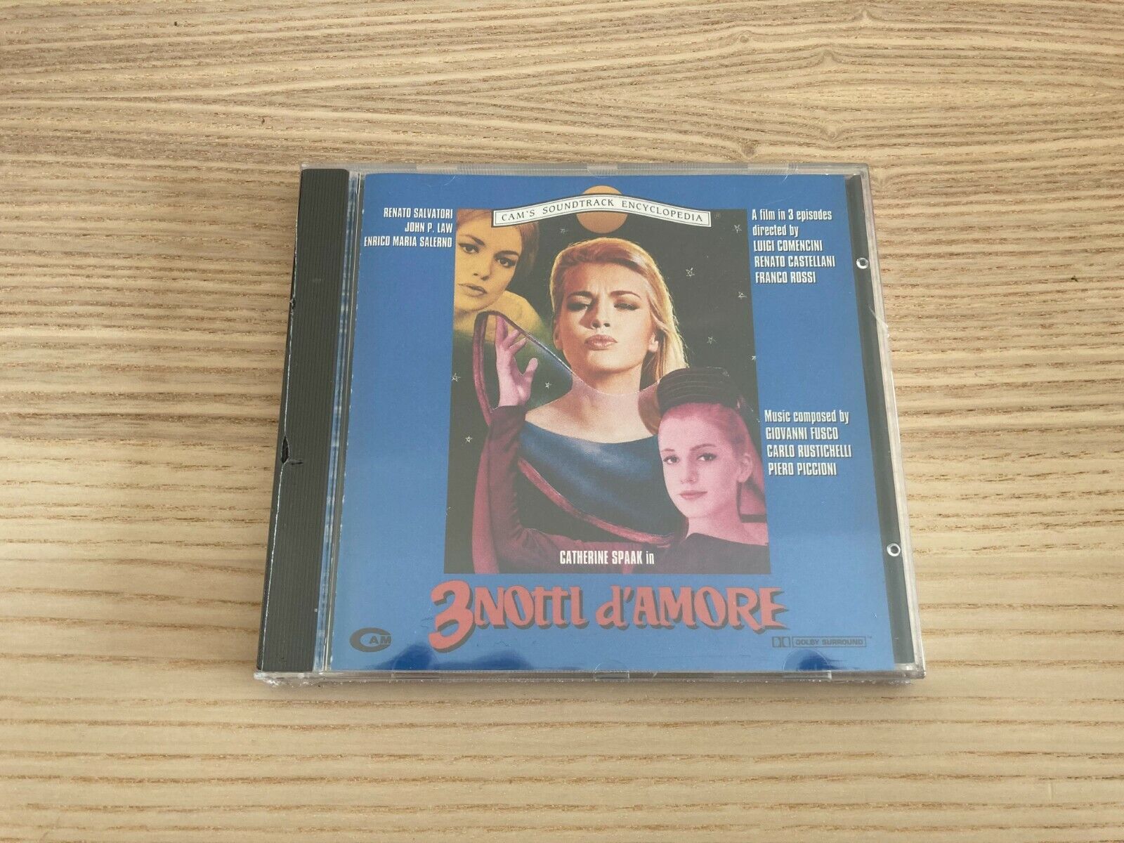 Fusco Rustichelli Piccioni _ 3 Notti d'Amore _ CD Soundtrack OST _ 1993 SEALED