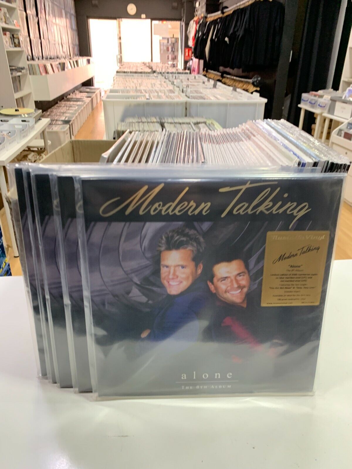 Modern Talking 2LP Alone The 8TH Album Red & Blue Vinyl Sealed 2022