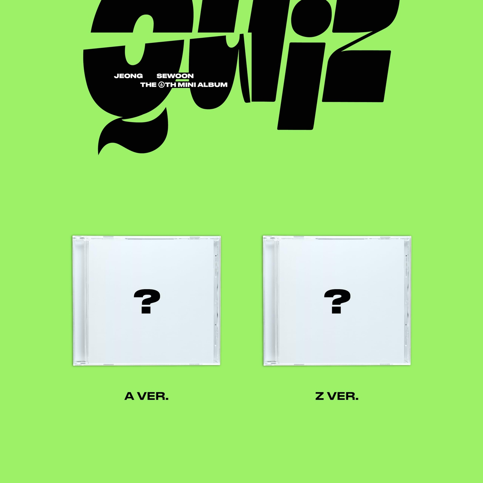 Jeong Sewoon Quiz (CD)
