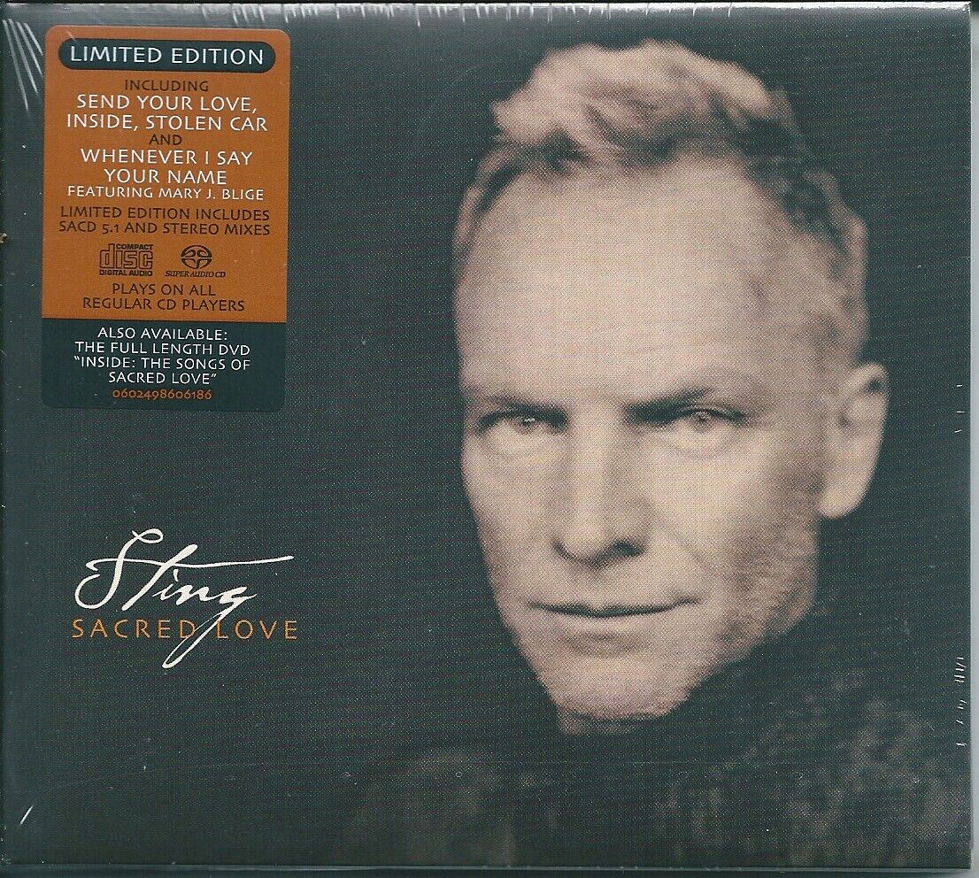 Sting. Sacred Love (2003) SACD NUOVO Mary J Blige Anoushka Shankar Vicente Amigo